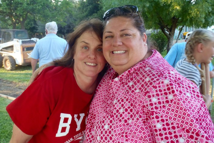 Julie Burke and Fran Culp