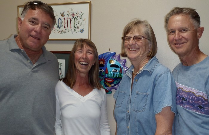 L-R: Doug, Linda, Caroline, Alan