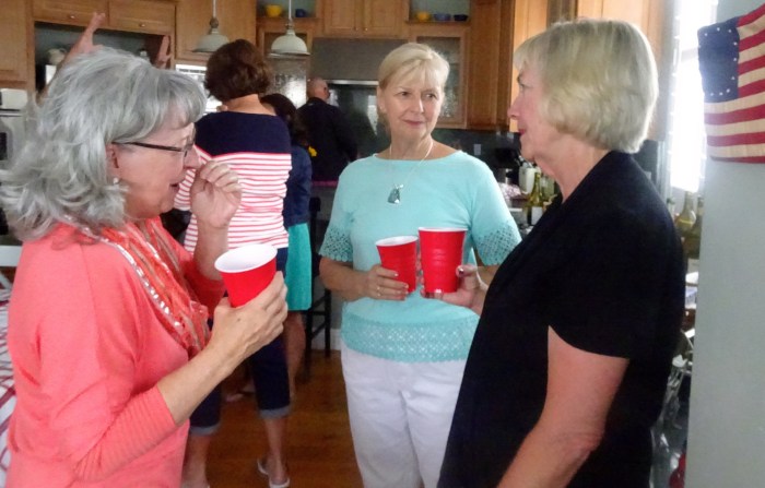 Ann Brooks, Kathy Wymore, Linda Chaix