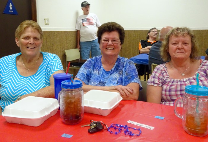L-R: Brenda Conover, Bev Doster Ward, Catherine Green
